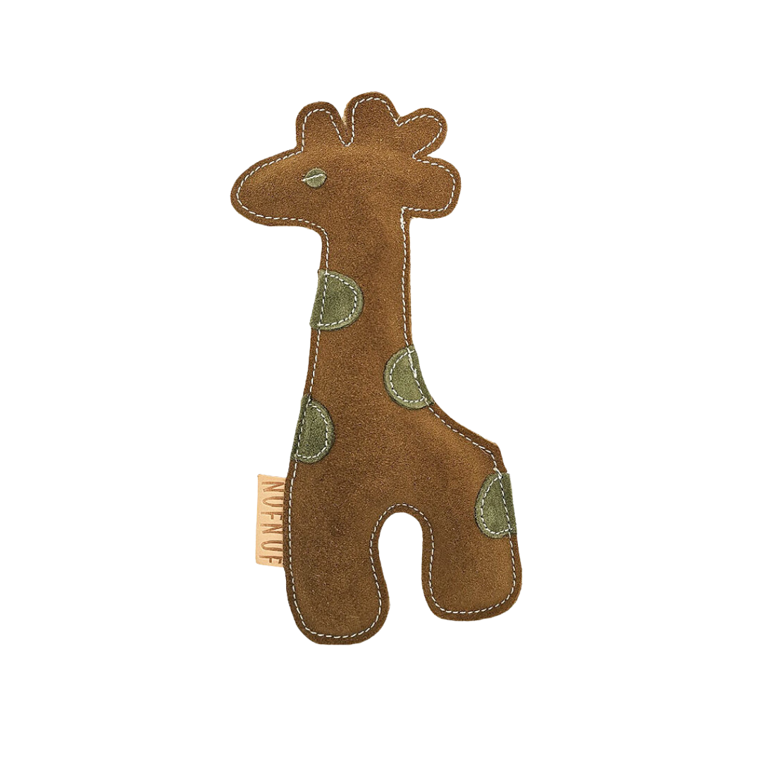 Lakefields Lederspielzeug mit Kokosfaser Giraffe