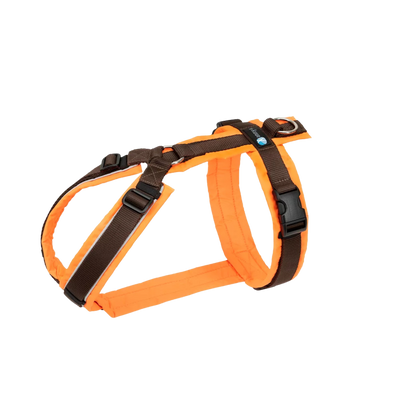 Anny-X Brustgeschirr Protect leuchtorange/braun