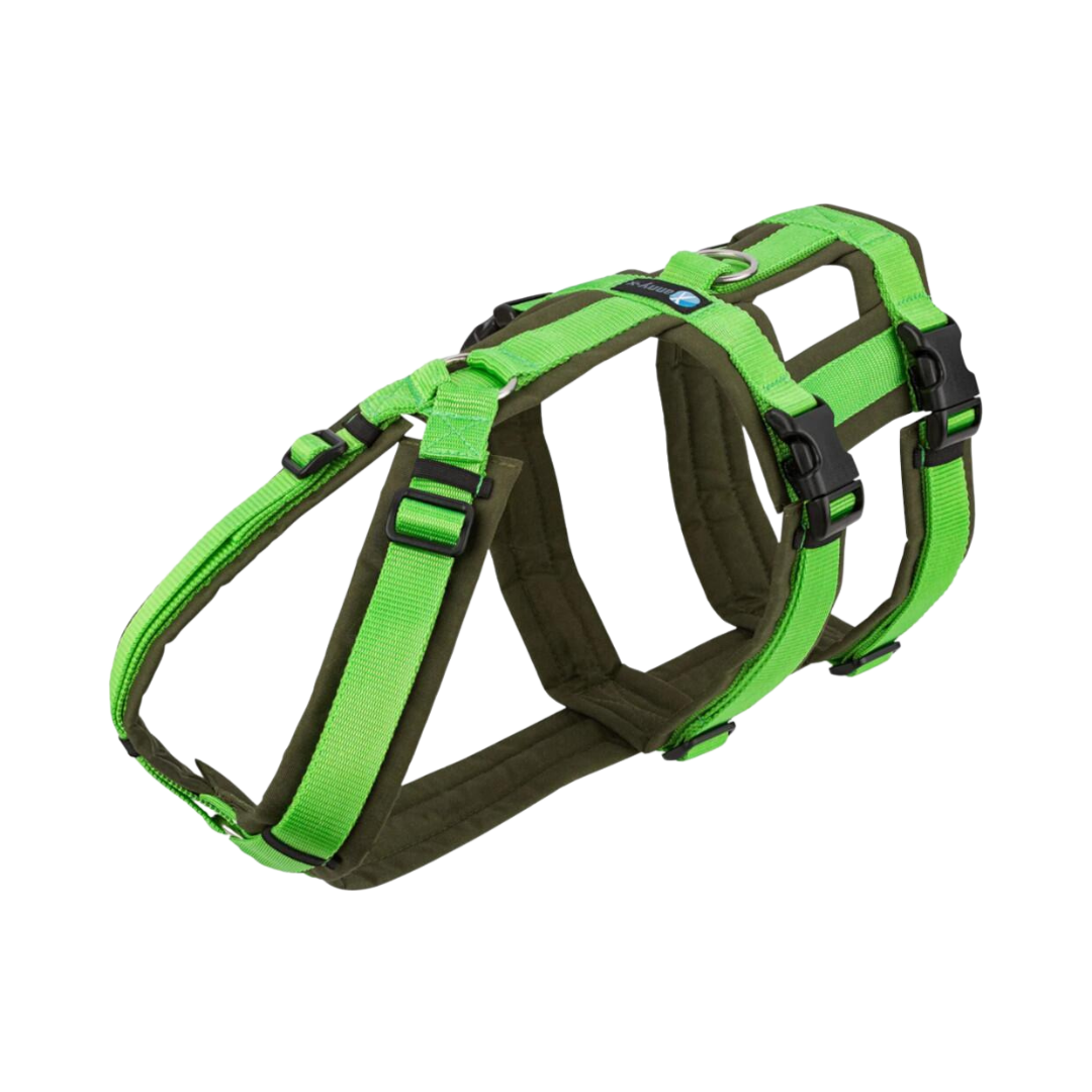 Anny-X Brustgeschirr Safety Fun oliv/hellgrün