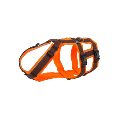 Anny-X Brustgeschirr Safety Protect leuchtorange/braun