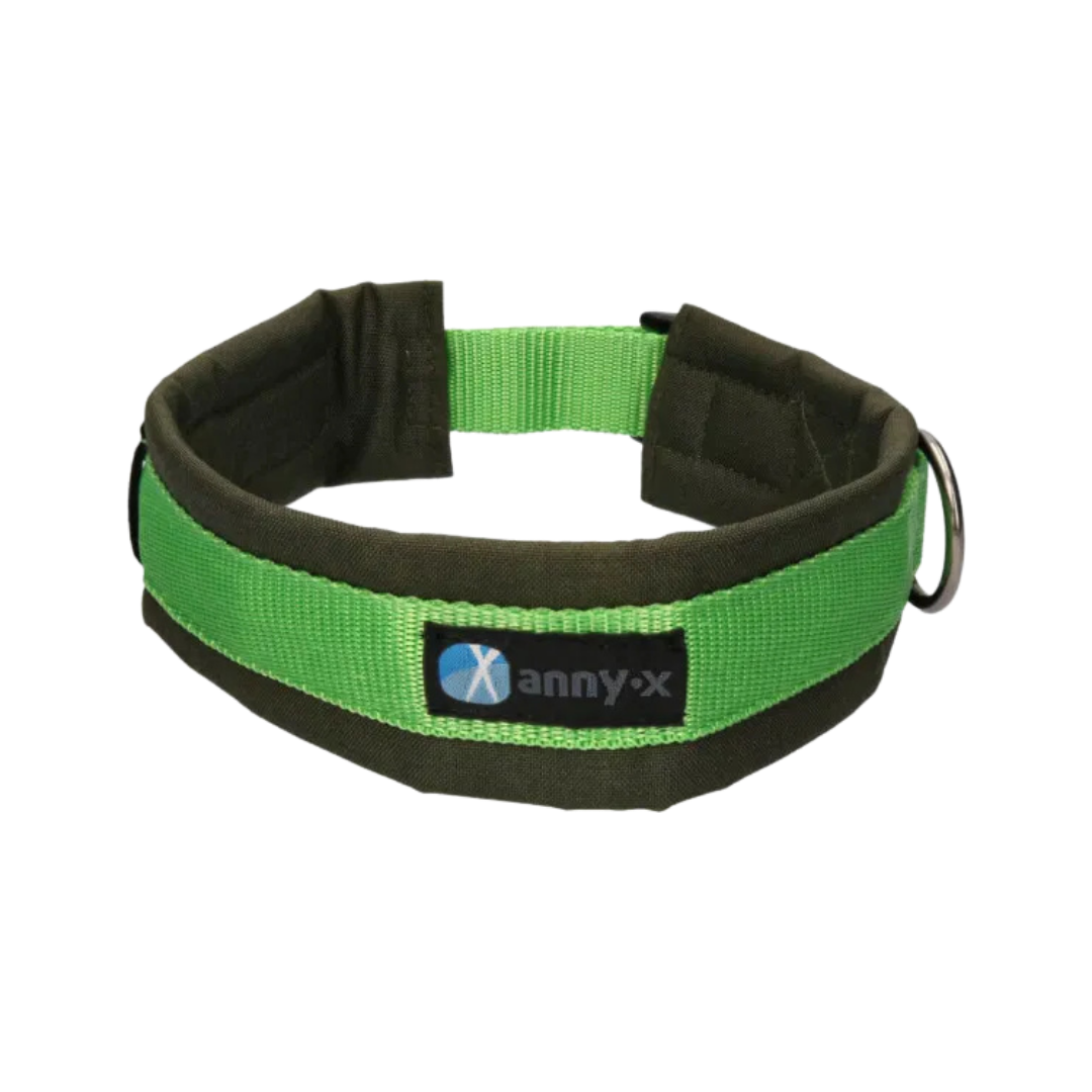 Anny-X Steckhalsband Fun oliv/hellgrün
