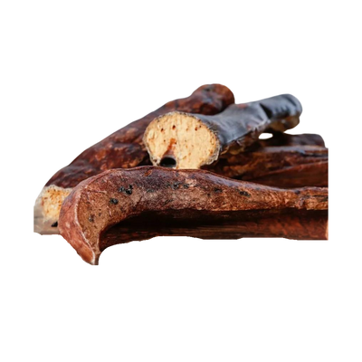 Getrocknete Pferdelunge von Barfgold, in verschiedenen Formen und Größen