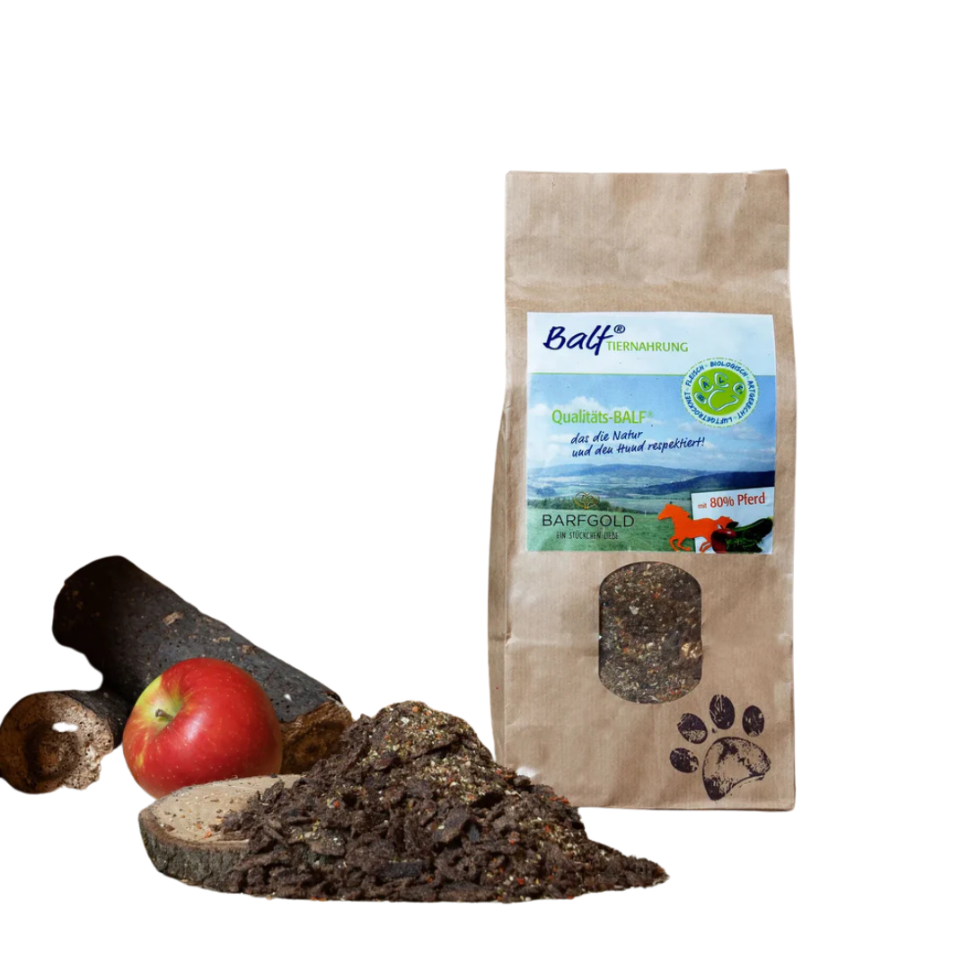 BARFGOLD Trockenbarf Balf Pferd Beutel 1000g
