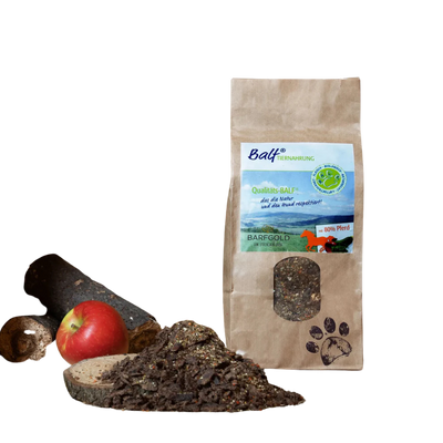 BARFGOLD Trockenbarf Balf Pferd Beutel 1000g