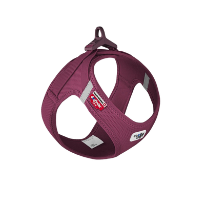 Curli Clasp Vest Geschirr Air-Mesh Bordeaux