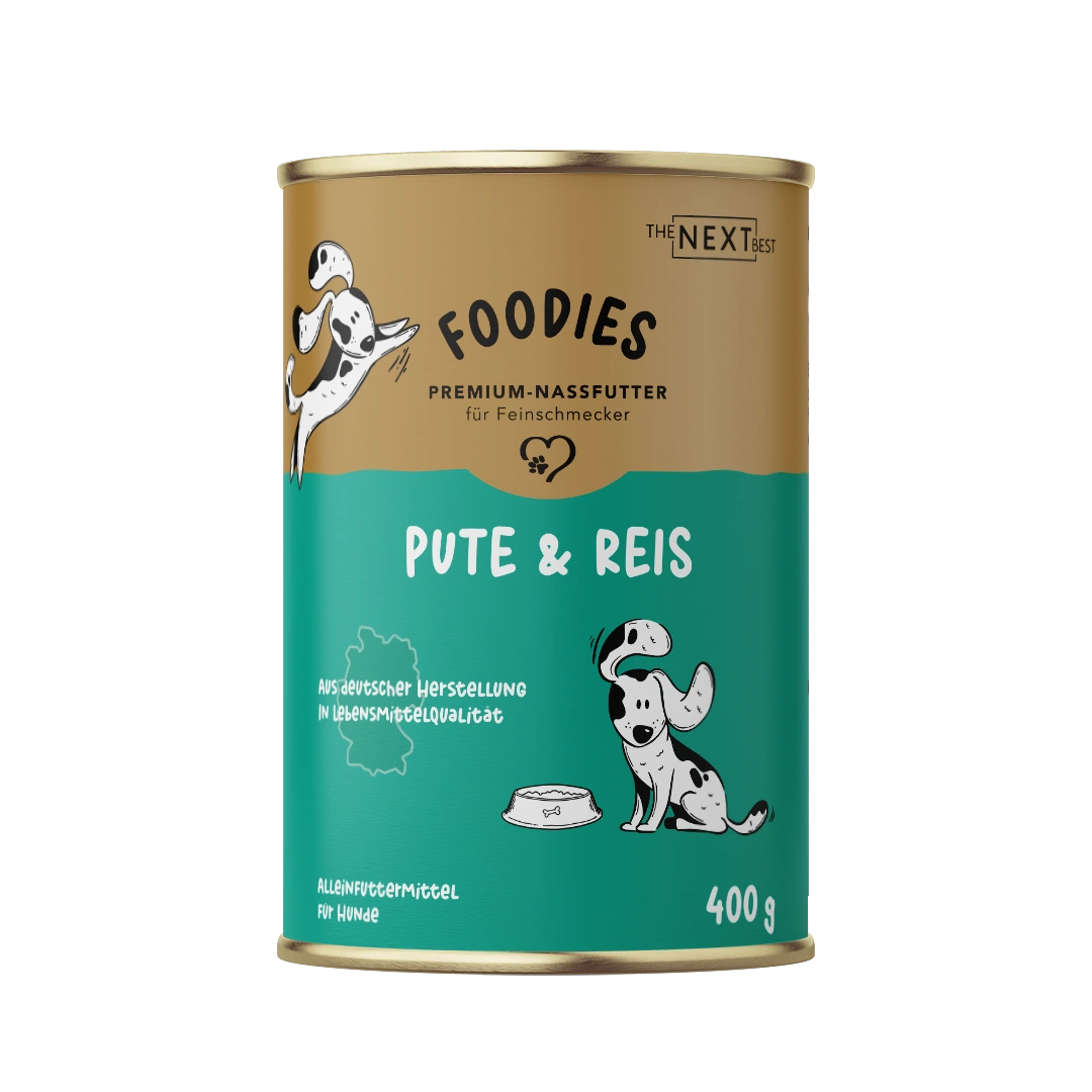 Geschmacksprobe NEXT Foodies® Pute & Reis 400g
