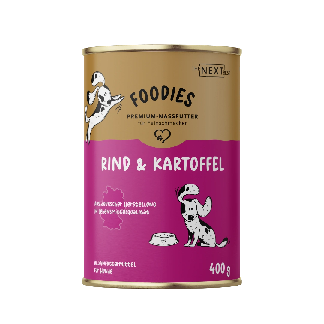 Geschmacksprobe NEXT Foodies® Rind & Kartoffel 400g