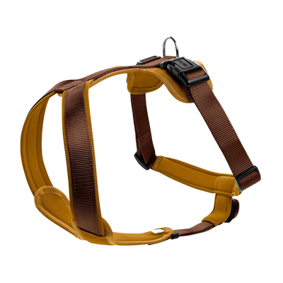 Hunter Brustgeschirr Neopren braun/caramel