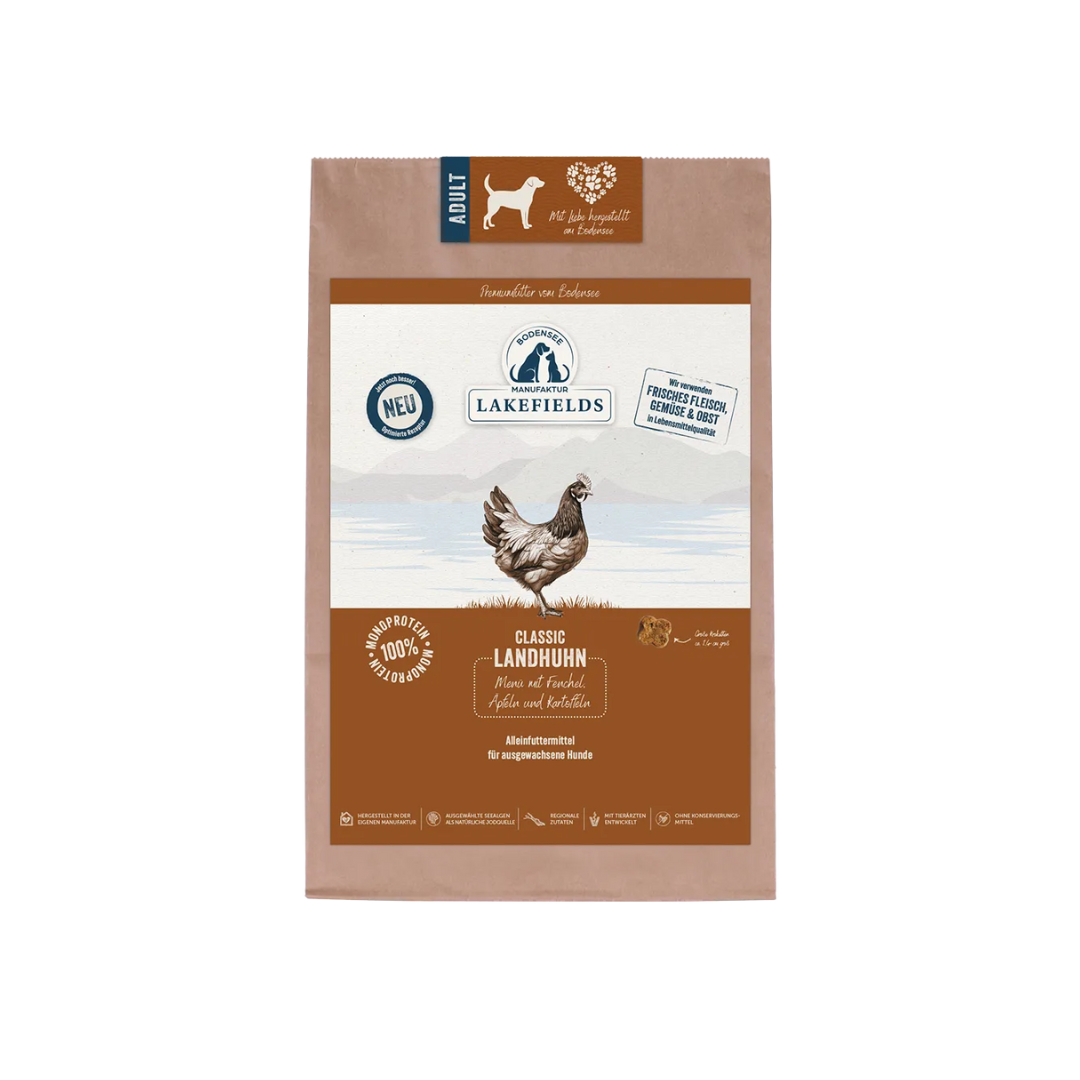 Lakefields Trockenfutter Landhuhn