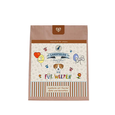 Lakefields Welpen-Trockenfutter Landhuhn