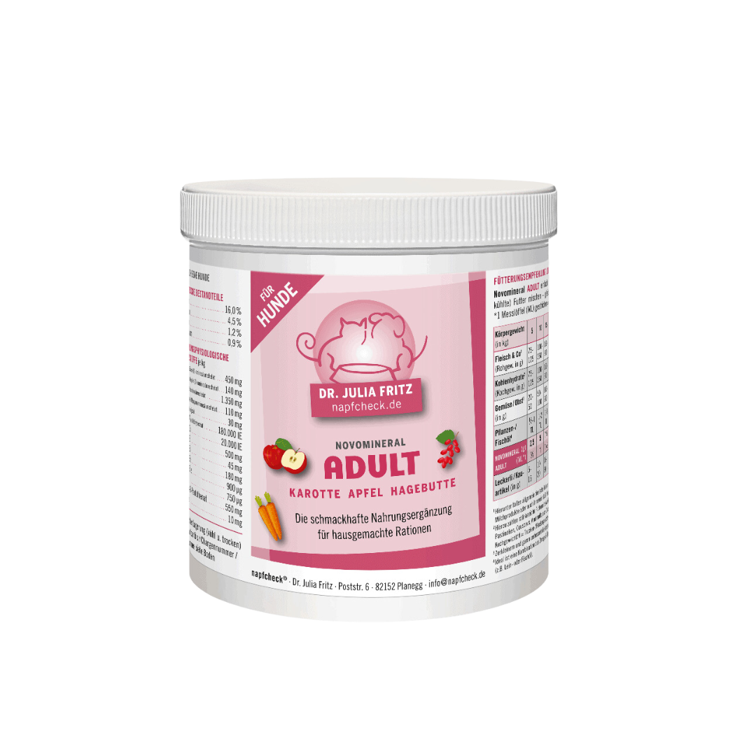 Napfcheck Novomineral Adult Karotte/Apfel 500g