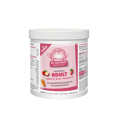 Napfcheck Novomineral Adult Karotte/Apfel 500g
