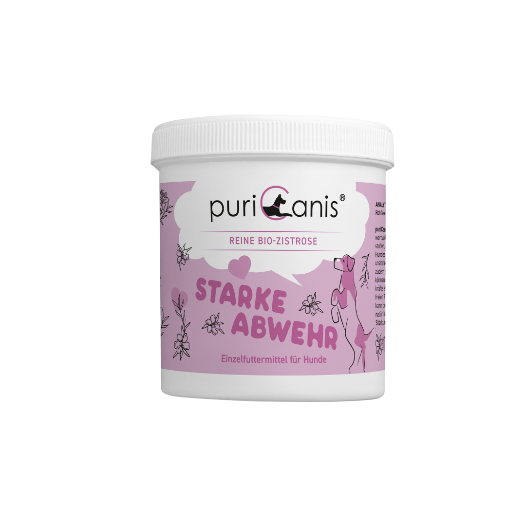 puriCanis Starke Abwehr – 100% Bio Zistrose