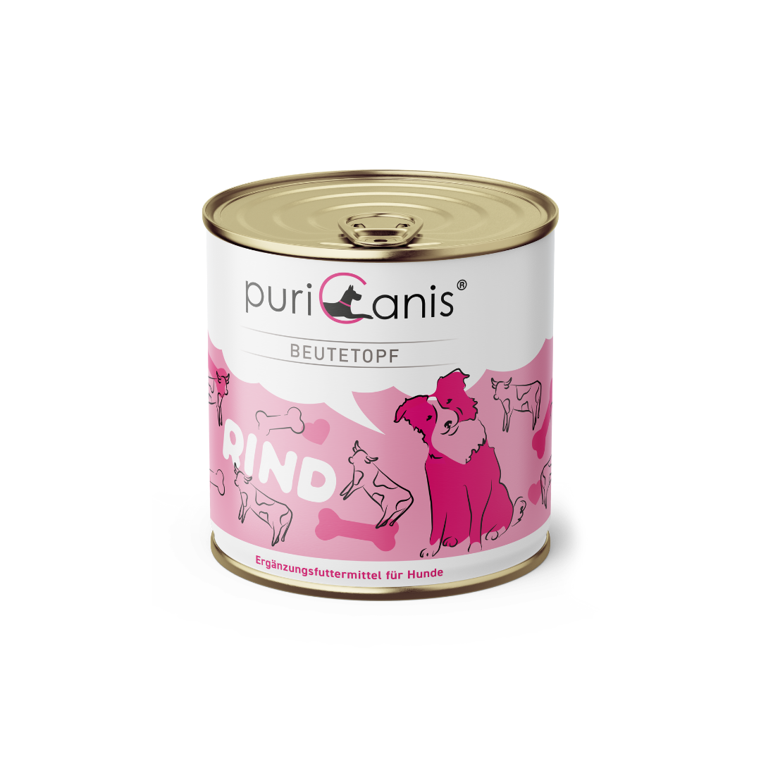 puriCanis Beutetopf Rind