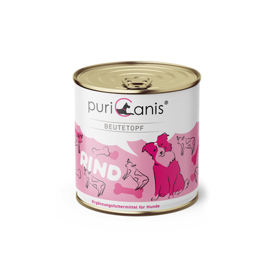 puriCanis Beutetopf Rind