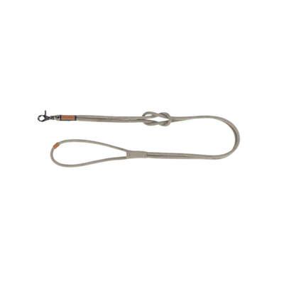 Be Nordic Softleder Leine mit Handschlaufe Steingrau 1,20m x 8mm