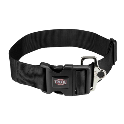 Trixie Premium Halsband extra breit schwarz