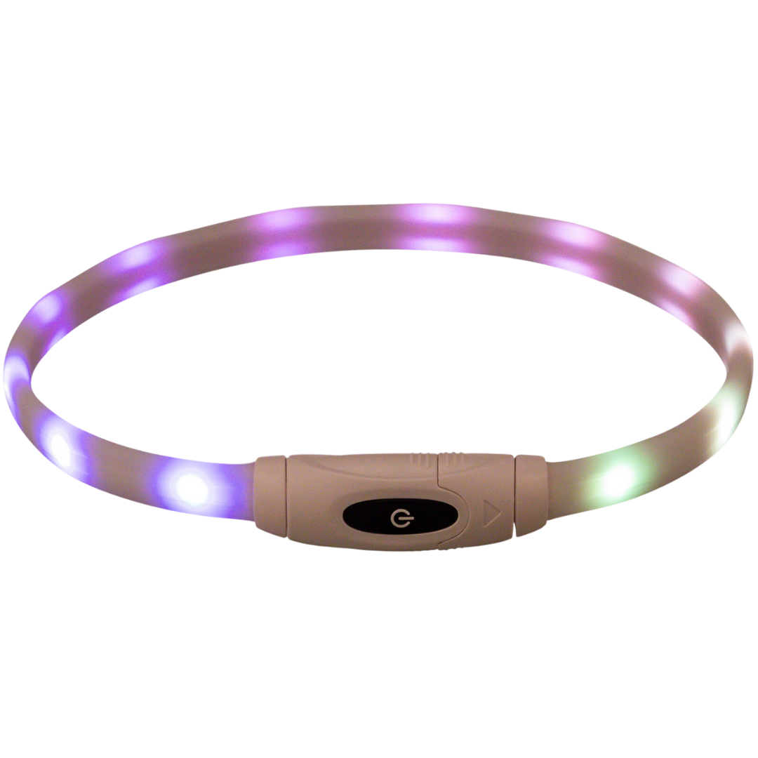 Trixie LED-Leuchthalsband S-XL