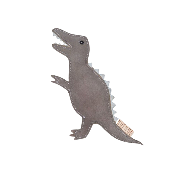 Lakefields Lederspielzeug mit Kokosfaser Dino