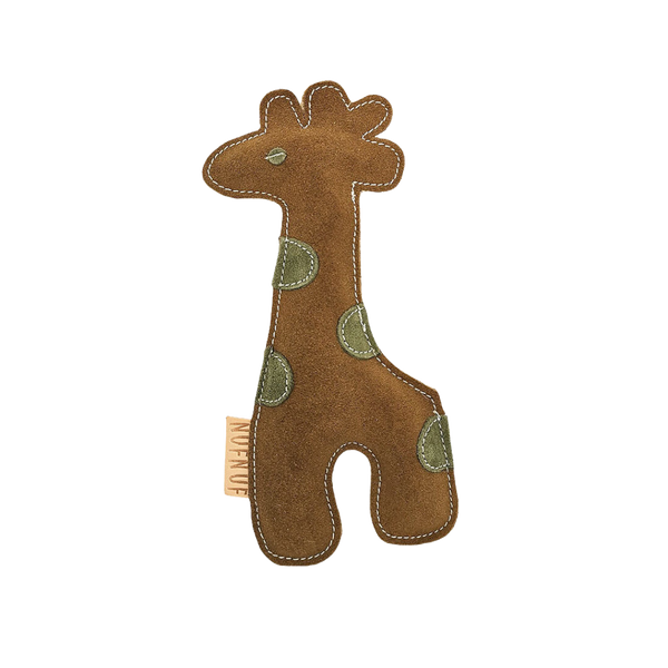 Lakefields Lederspielzeug mit Kokosfaser Giraffe