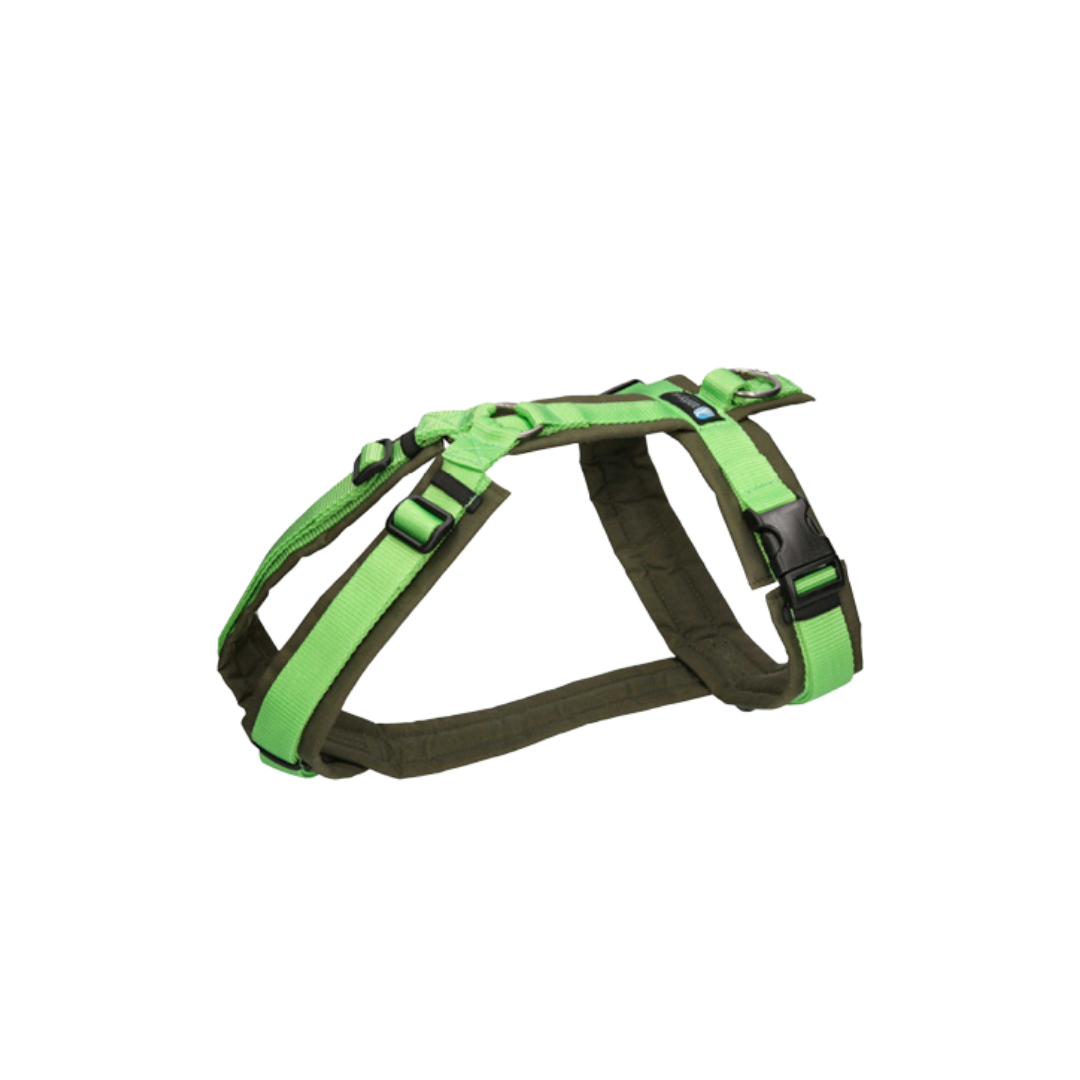 Anny-X Brustgeschirr Fun oliv/hellgrün