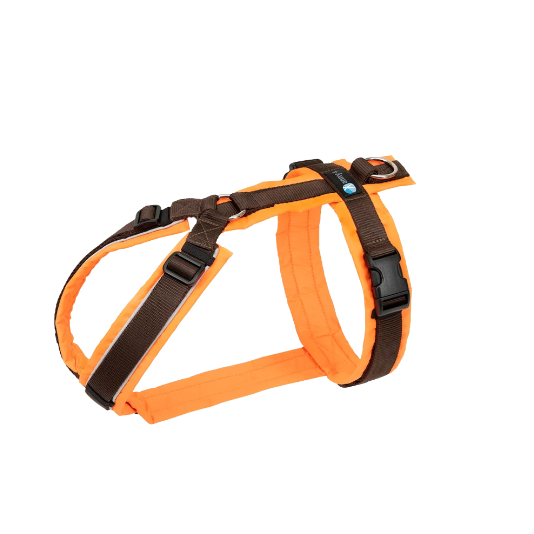 Anny-X Brustgeschirr Protect leuchtorange/braun