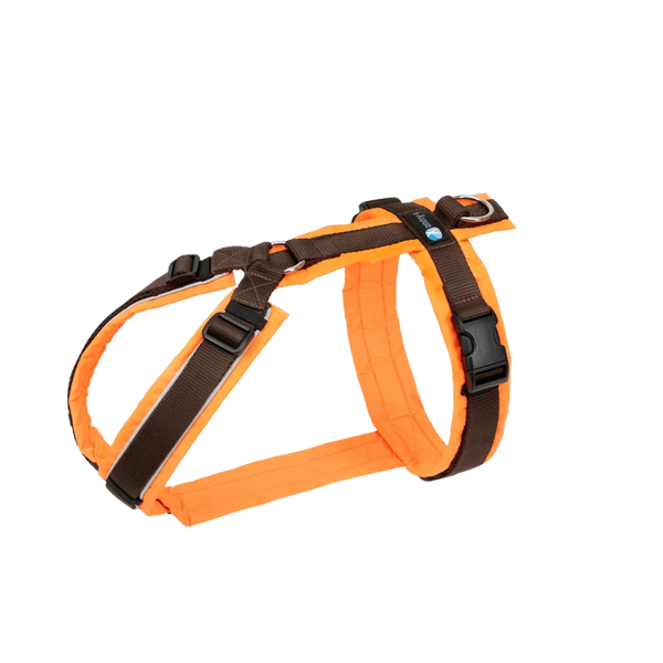 Anny-X Brustgeschirr Protect leuchtorange/braun