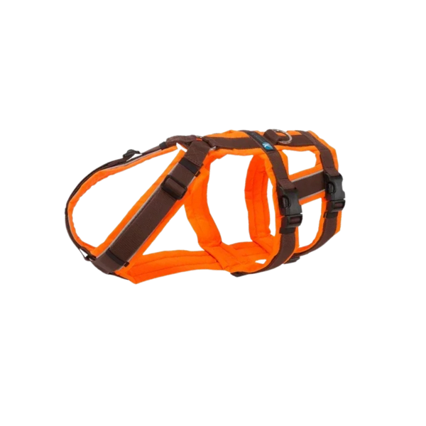 Anny-X Brustgeschirr Safety Protect leuchtorange/braun