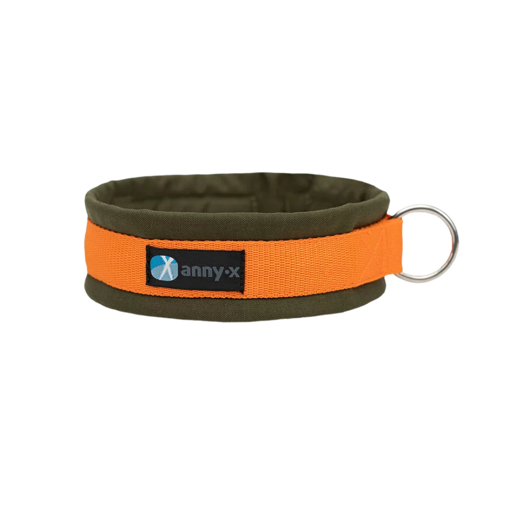 Anny-X Steckhalsband Fun oliv/orange