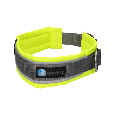 Anny-X Steckhalsband Protect leuchtgelb/grau