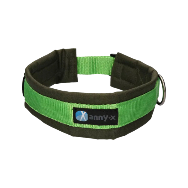 Anny-X Steckhalsband Fun oliv/hellgrün