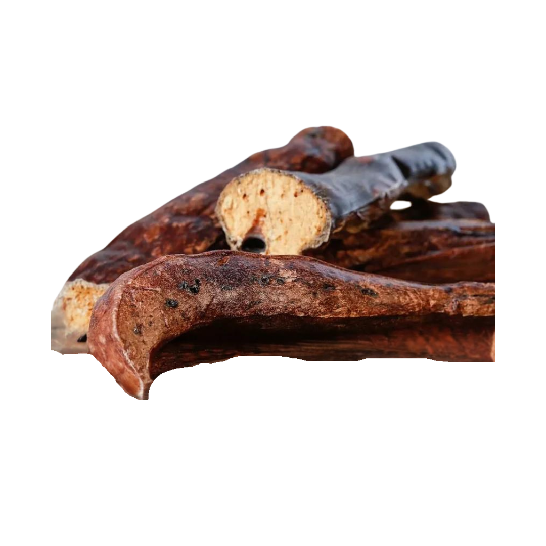 Getrocknete Pferdelunge von Barfgold, in verschiedenen Formen und Größen