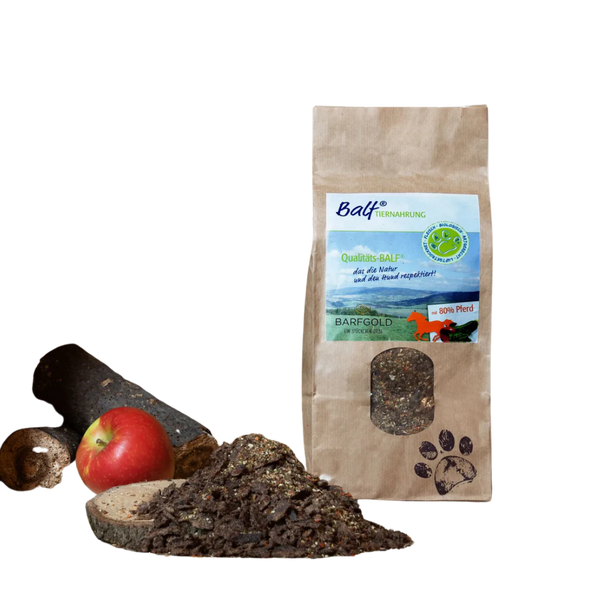 BARFGOLD Trockenbarf Balf Pferd Beutel 1000g