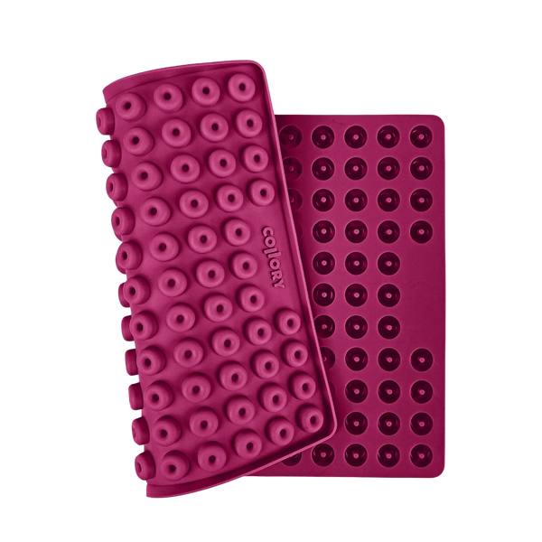 Collory Silikon Backmatte Mini-Donat 1,8 cm – BPA-freies Platin-Silikon, antihaftend, hitzebeständig, spülmaschinenfest. Ideal für mittelgroße Hunde.