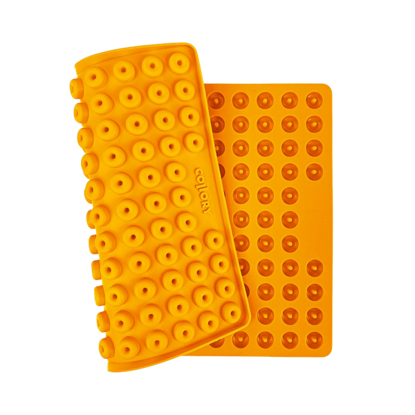 Collory Silikon Backmatte Mini-Donat 1,8 cm – BPA-freies Platin-Silikon, antihaftend, hitzebeständig, spülmaschinenfest. Ideal für mittelgroße Hunde.