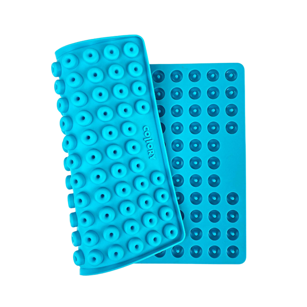 Collory Silikon Backmatte Mini-Donat 1,8 cm – BPA-freies Platin-Silikon, antihaftend, hitzebeständig, spülmaschinenfest. Ideal für mittelgroße Hunde.