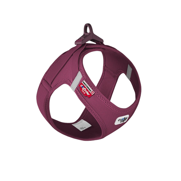 Curli Clasp Vest Geschirr Air-Mesh Bordeaux