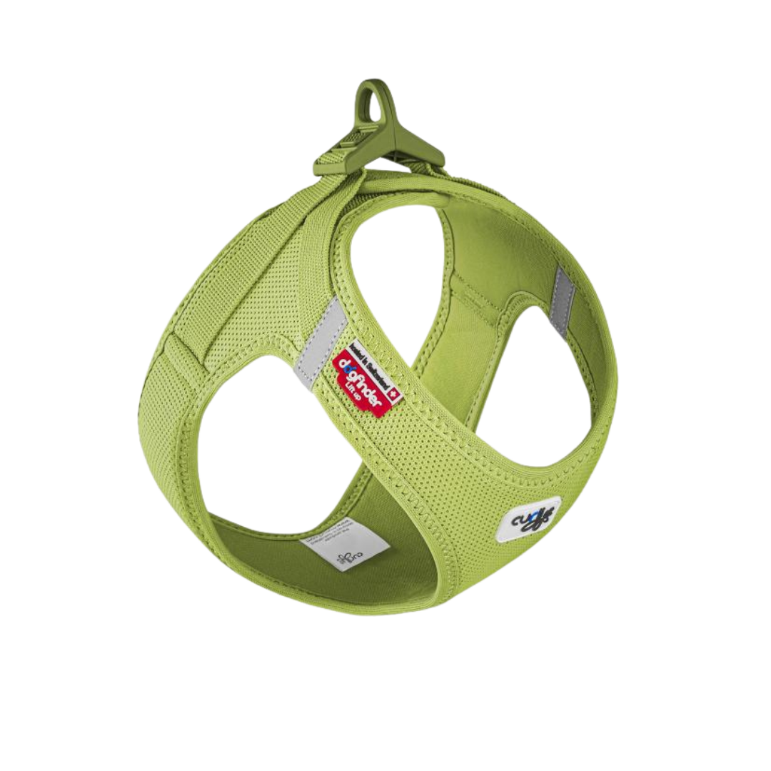Curli Clasp Vest Geschirr Air-Mesh Limette