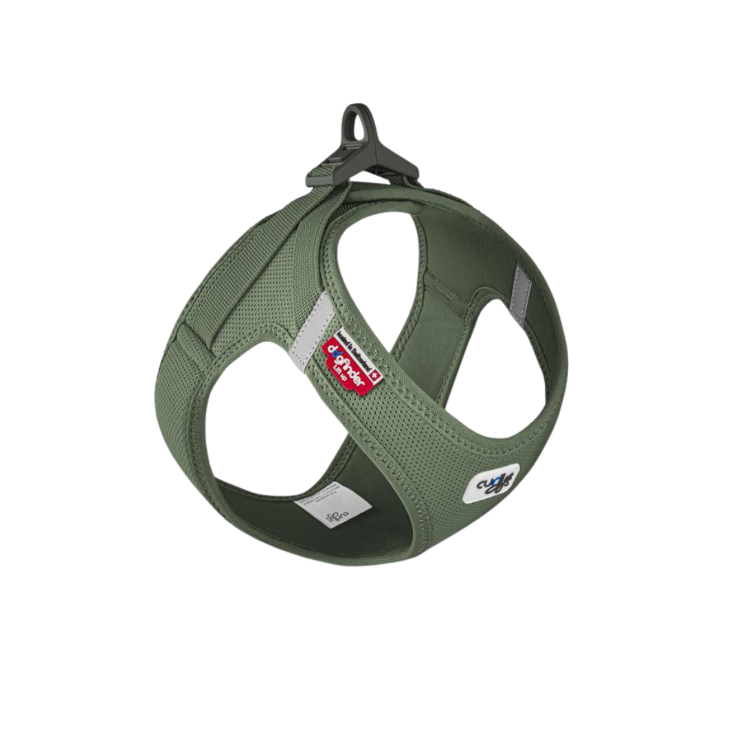 Curli Clasp Vest Geschirr Air-Mesh Oliv