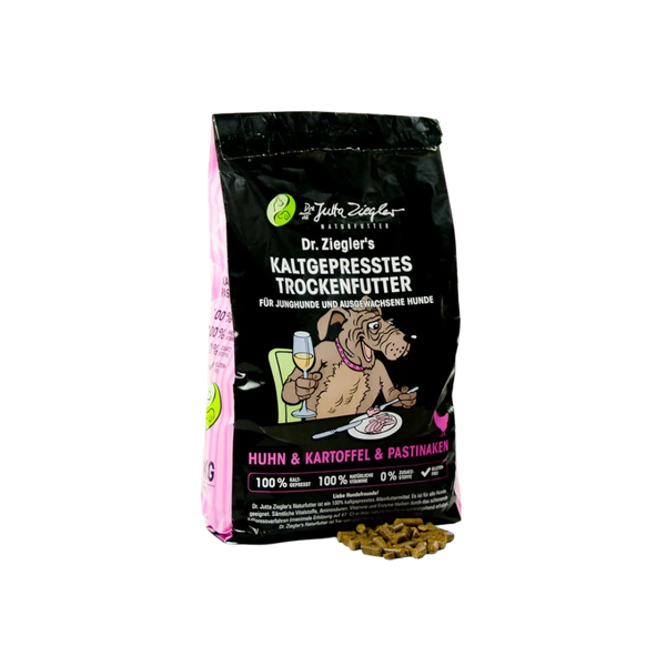 Dr. Ziegler kaltgepresstes Trockenfutter Huhn & Kartoffel/Pastinake