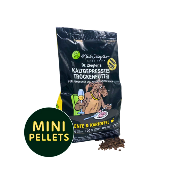 Dr. Ziegler kaltgepresstes Trockenfutter Ente & Kartoffel Mini-Pellets
