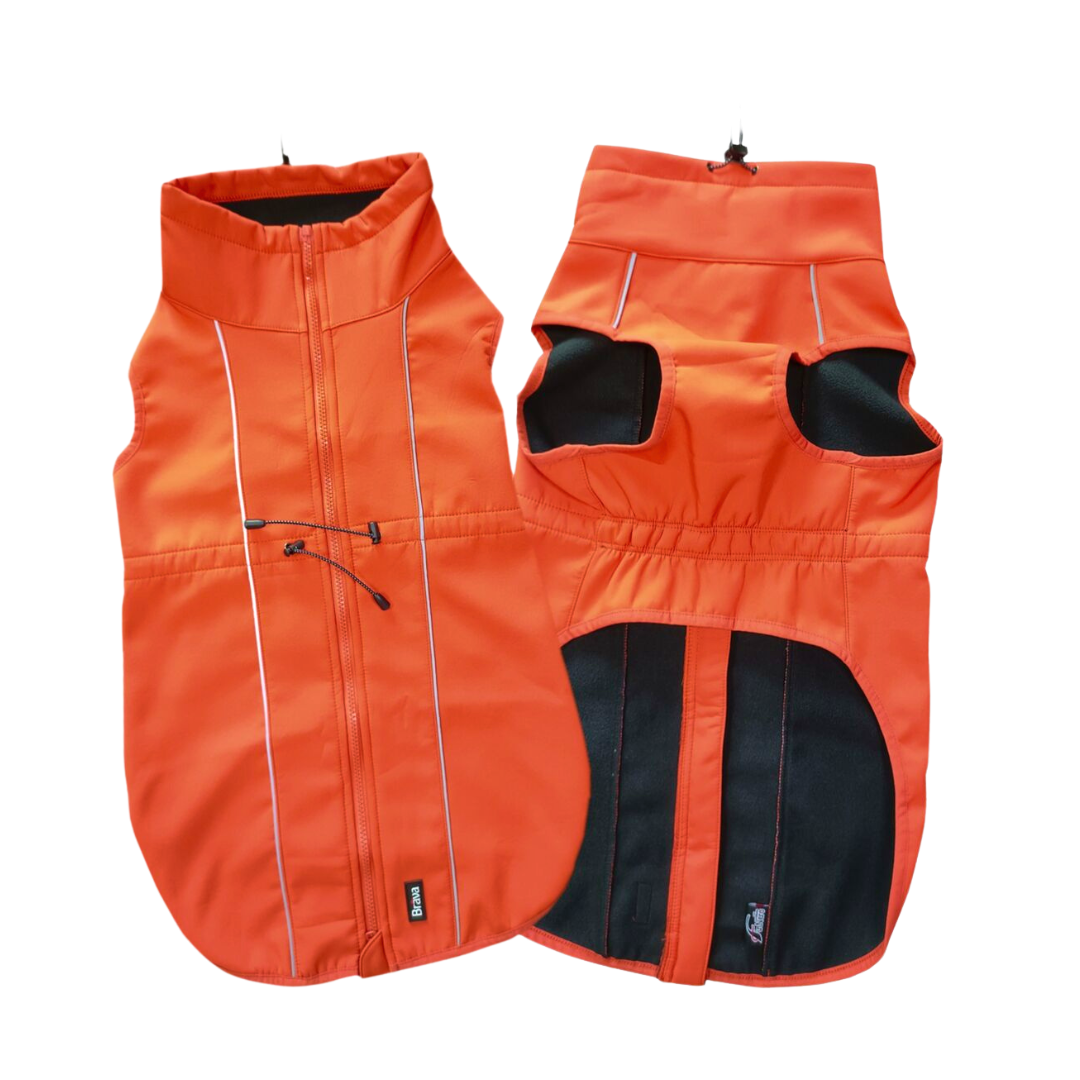 FINNERO Softshell Mantel Orange