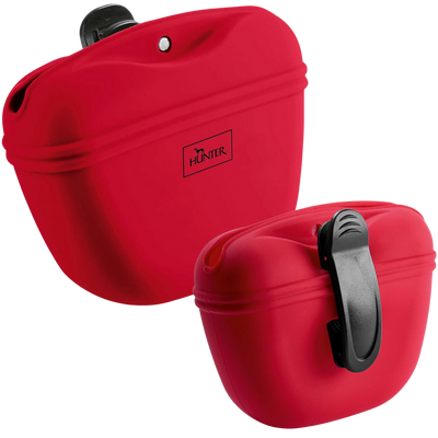 Hunter Silikon Leckerlitasche mit Gürtel-Clip div. Farben