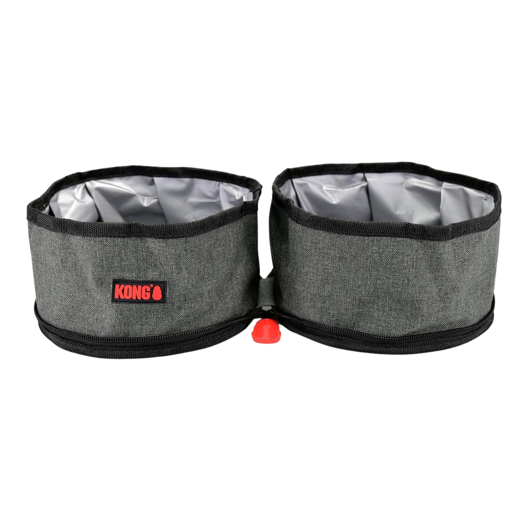 KONG Fold-Up Double Bowl