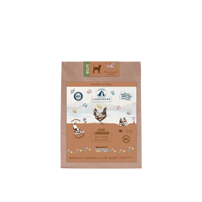 Lakefields Welpen-Trockenfutter Landhuhn