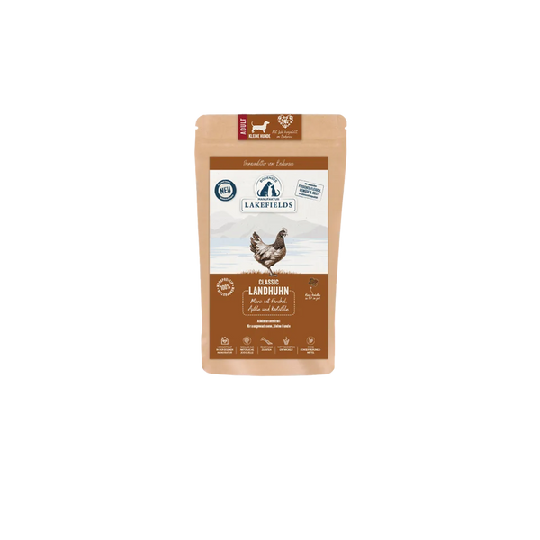 Lakefields Trockenfutter für kleine Rassen Landhuhn