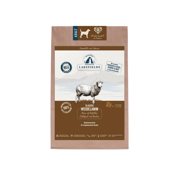 Lakefields Trockenfutter Weidelamm