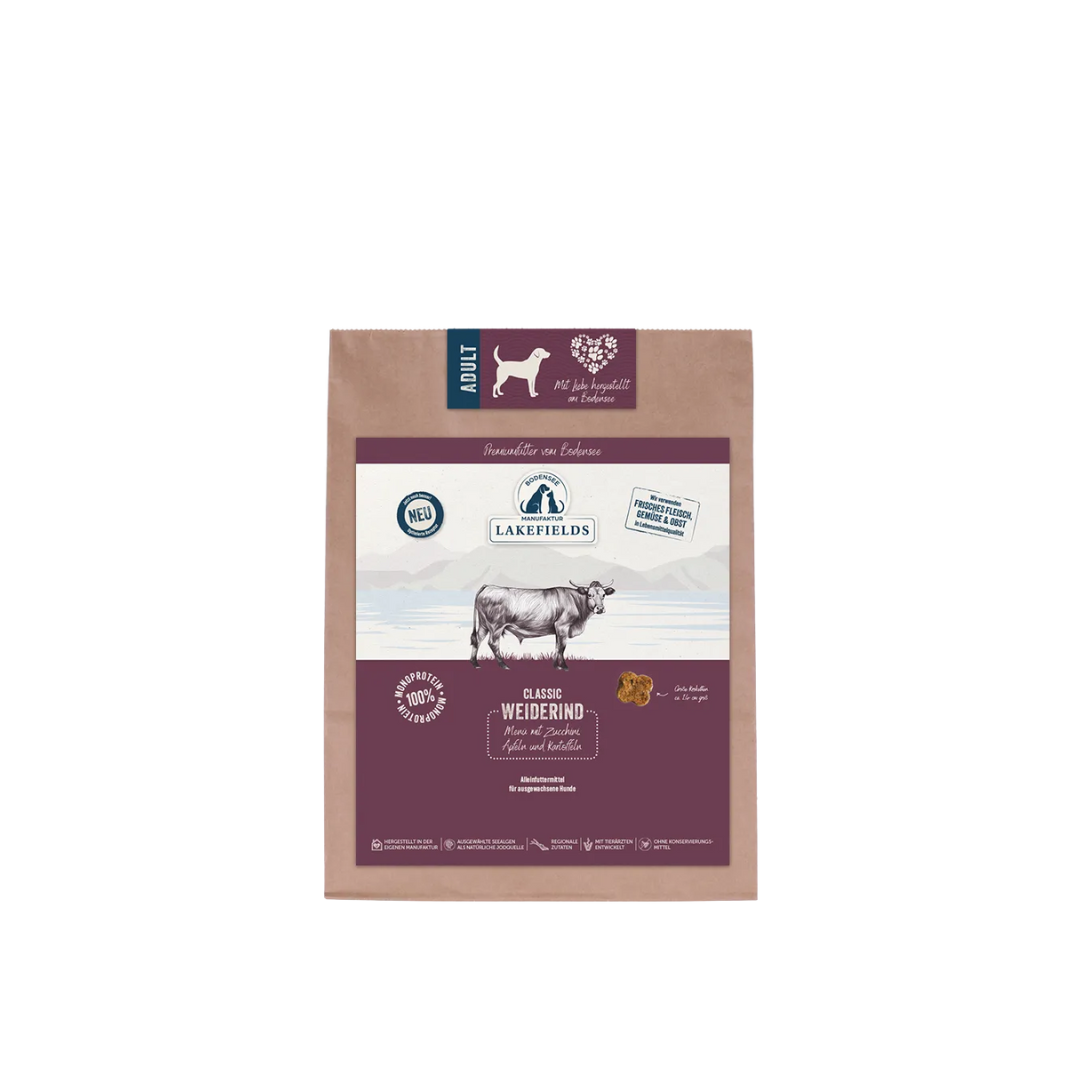 Lakefields Trockenfutter Weiderind