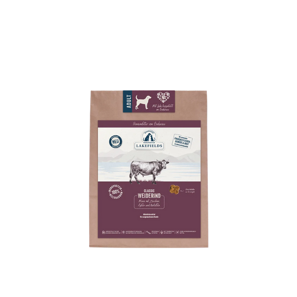 Lakefields Trockenfutter Weiderind