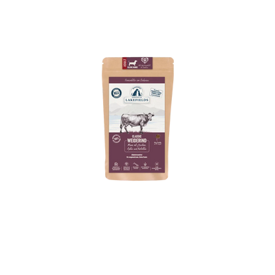 Lakefields Trockenfutter für kleine Rassen Weiderind